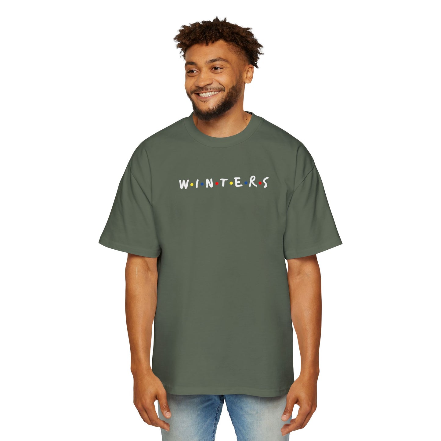 Copy of Men's Heavy Oversized Tee Sunflower Design Winters, CA STV