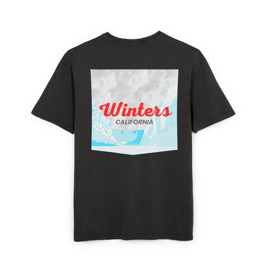 Graphic Tee - Winters California Lake Berryessa Dam Design